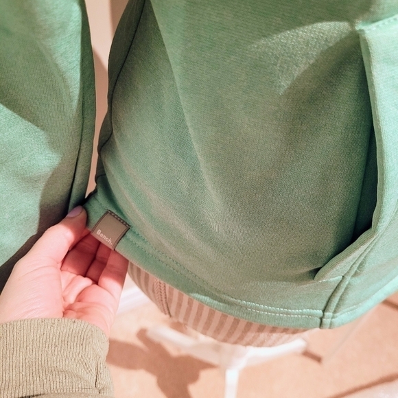 Bench Mint Full Zip Long Sleeve Sweater Small - Picture 6 of 13